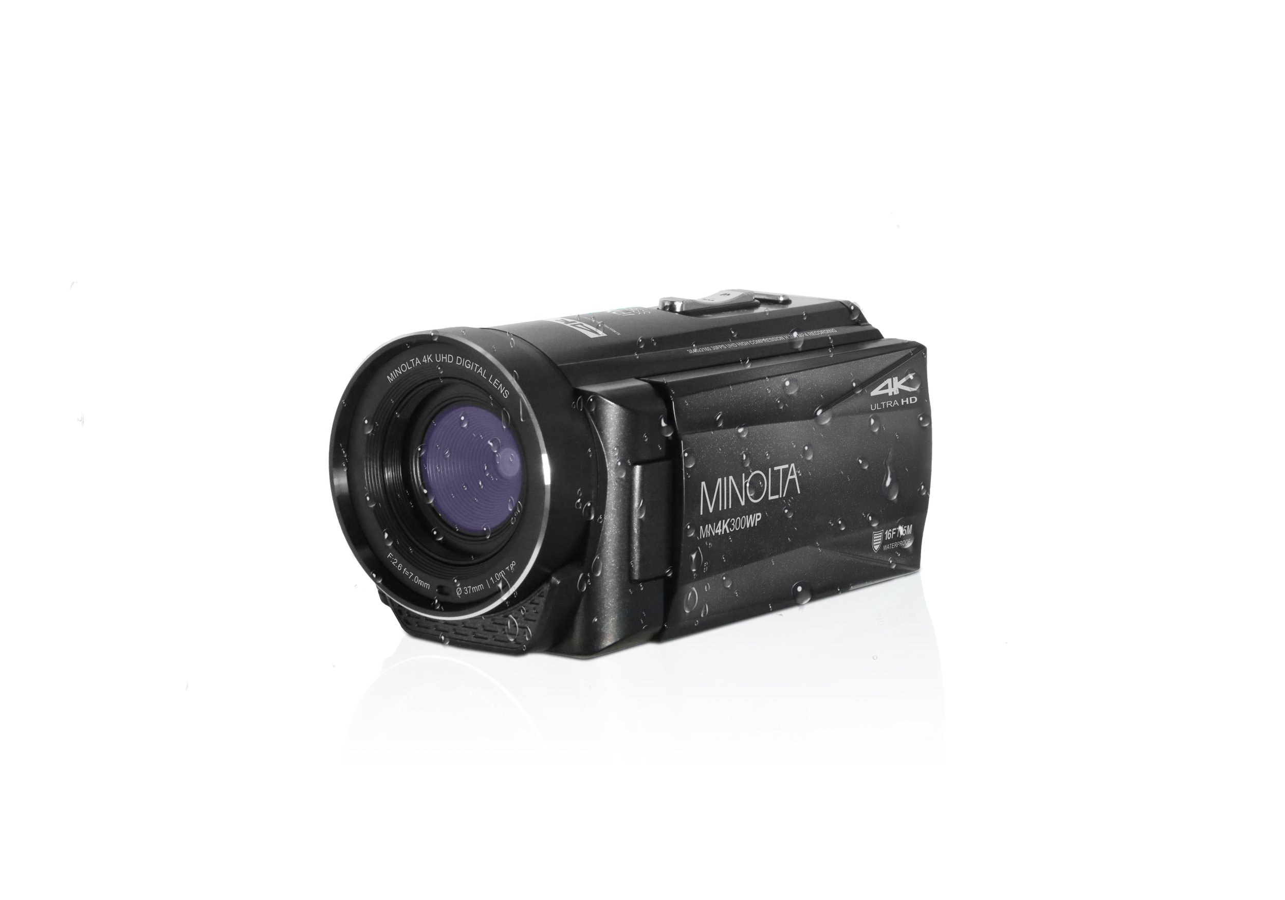 MN4K300WP 4K Ultra HD / 56 MP Waterproof Camcorder — Minolta Digital MN4K300WP 4K Ultra HD / 56 MP Waterproof Camcorder — Minolta Digital